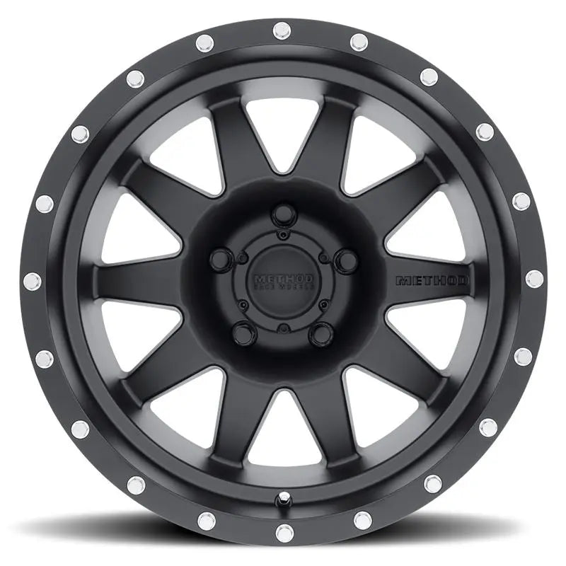 Method Race Wheels MR301 The Standard, 15x7, -6mm Offset, 5x4.5, 83mm Centerbore, Matte Black - eliteracefab.com