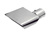 Load image into Gallery viewer, Gibson Rectangle Sport Tip - Right - 6x2.75in OD/2.5in Inlet/6in Length - Stainless - eliteracefab.com