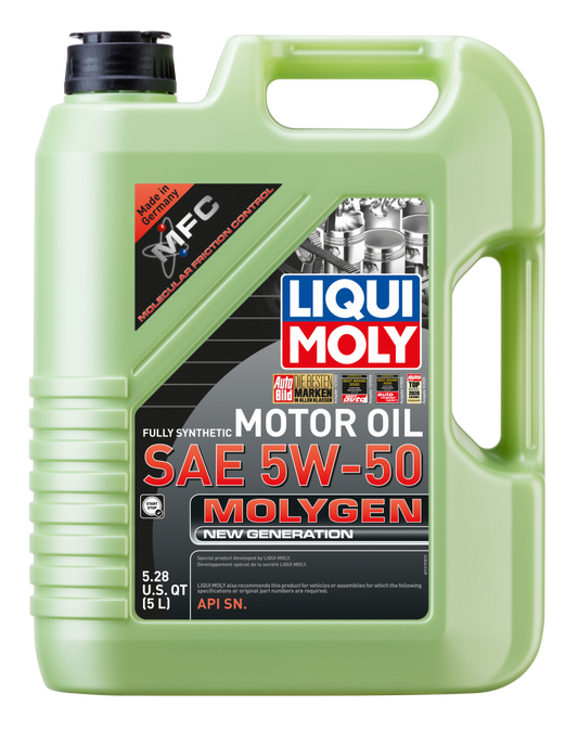 LIQUI MOLY 5L Molygen New Generation Motor Oil 5W50 LIQUI MOLY