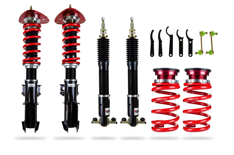 Pedders Extreme Xa Coilover Kit 2015+ Ford Mustang S550 Includes Plates - eliteracefab.com