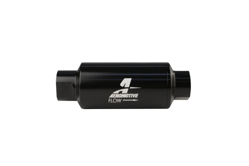 Aeromotive Fuel Filter 10 Micron ORB-10 Black - eliteracefab.com