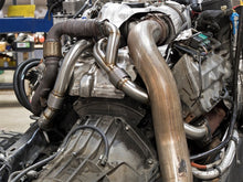 Load image into Gallery viewer, aFe Twisted Steel Header Up-Pipe 08-10 Ford Diesel Trucks V8-6.4L (td) - eliteracefab.com