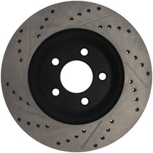 Load image into Gallery viewer, StopTech 05-10 Ford Mustang GT Front Left Slotted &amp; Drilled Rotor - eliteracefab.com