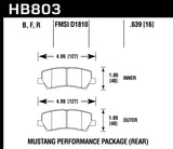 Hawk Performance HP+ Rear Brake Pads - HB803N.639