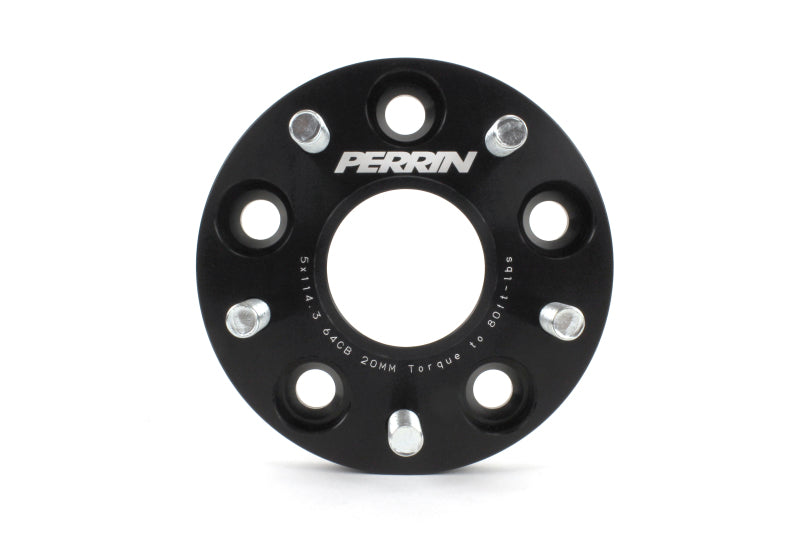 Perrin 17-18 Honda Civic Si 64.1mm Hub 5x114.3 20mm Wheel Spacers (One Pair) - eliteracefab.com