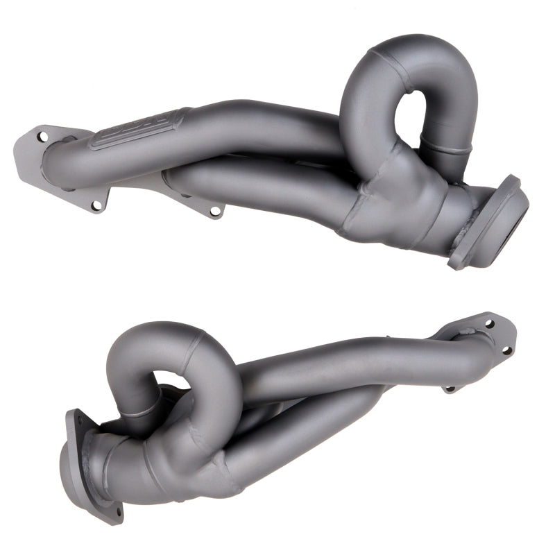 BBK 14-18 GM Truck 5.3/6.2 1 3/4in Shorty Tuned Length Headers - Titanium Ceramic BBK