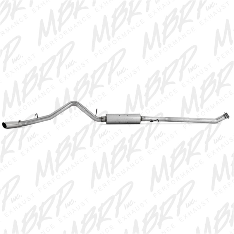 MBRP 2003-2007 Chev/GMC 1500 Classic 4.8/5.3L EC/CC-SB Cat Back Single Side - eliteracefab.com