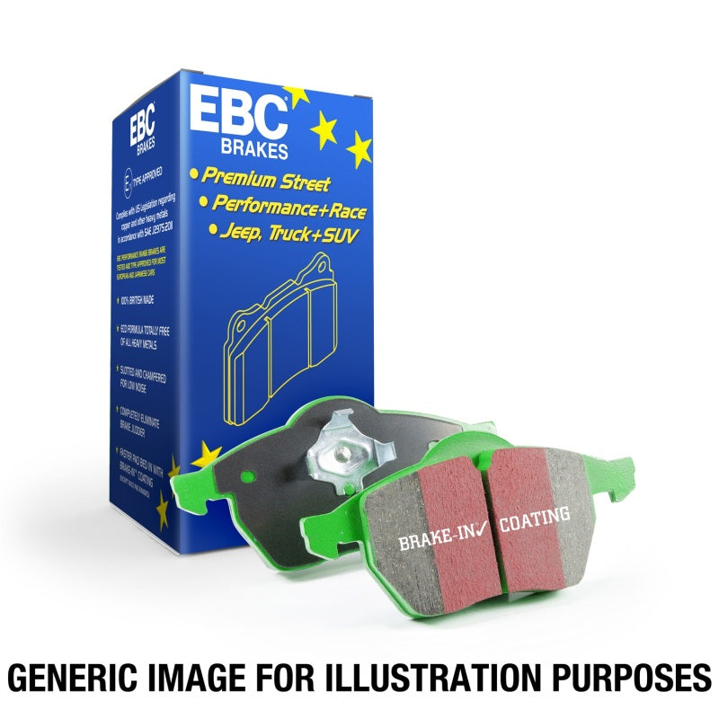 EBC 99-01 Cadillac Escalade 5.7 Greenstuff Front Brake Pads - eliteracefab.com