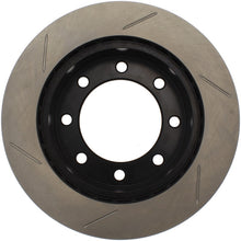 Load image into Gallery viewer, STOPTECH POWER SLOT 00-05 FORD EXCURSION / 99-04 F250/F350 FRONT RIGHT SLOTTED CRYO BRAKE ROTOR, 126.65086CSR - eliteracefab.com