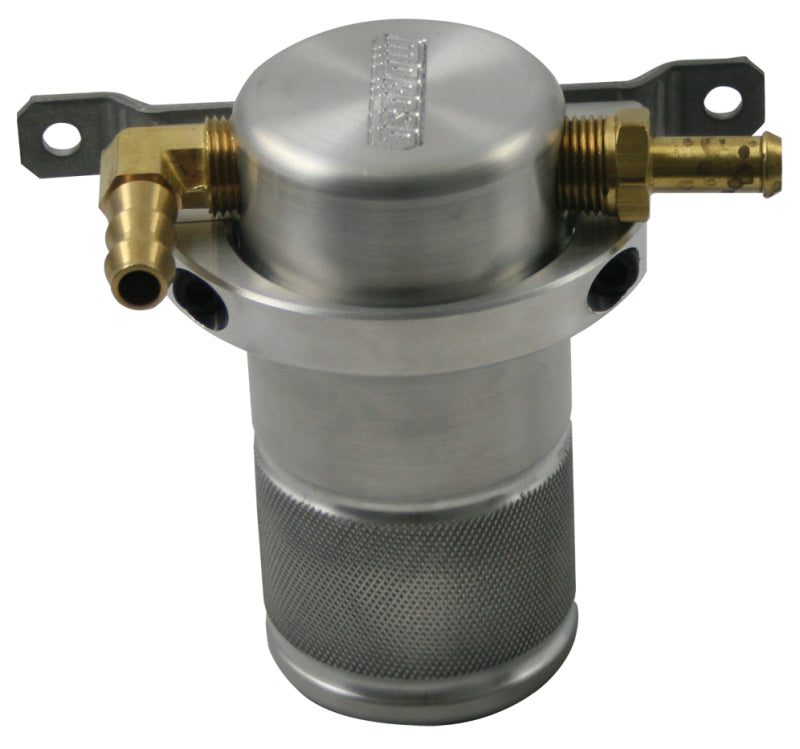 Moroso 90-05 Mazda Miata Air/Oil Separator Catch Can - Small Body - Billet Aluminum - eliteracefab.com