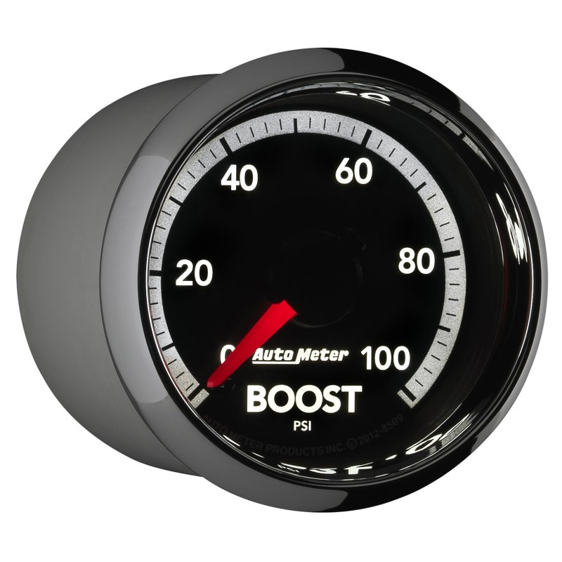 Autometer Gen4 Dodge Factory Match 52.4mm Mechanical 0-100 PSI Boost Gauge 8509