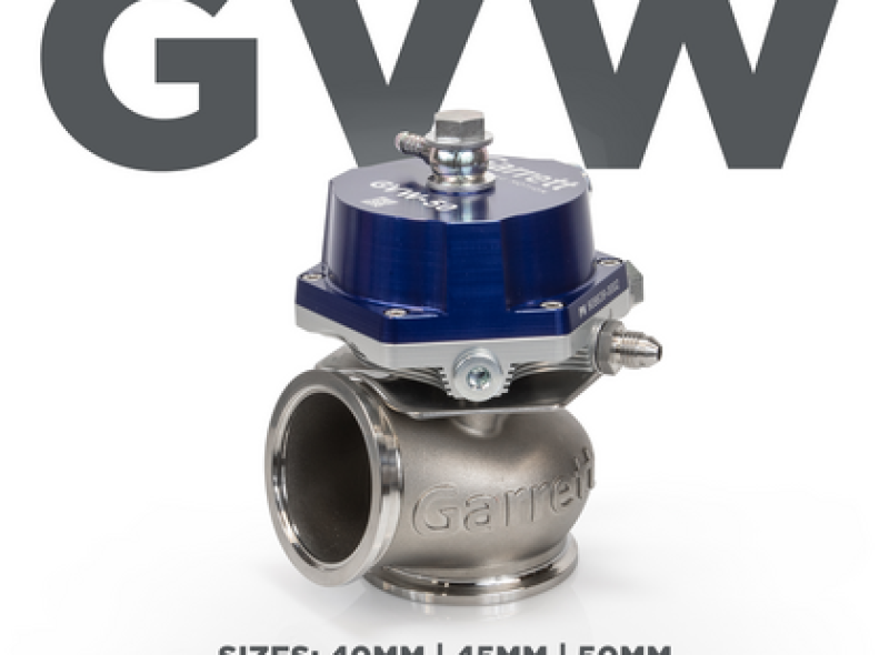Garrett GVW-40 40mm Wastegate Kit - Blue - eliteracefab.com