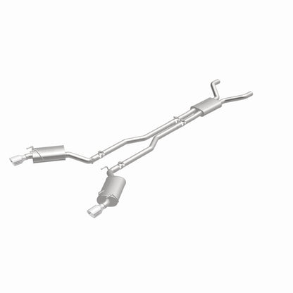 MagnaFlow Cat-Back Stainless Dual Split Rear Exit 4in Polished Tips 11-15 Chevy Camaro 3.6L V6 Magnaflow