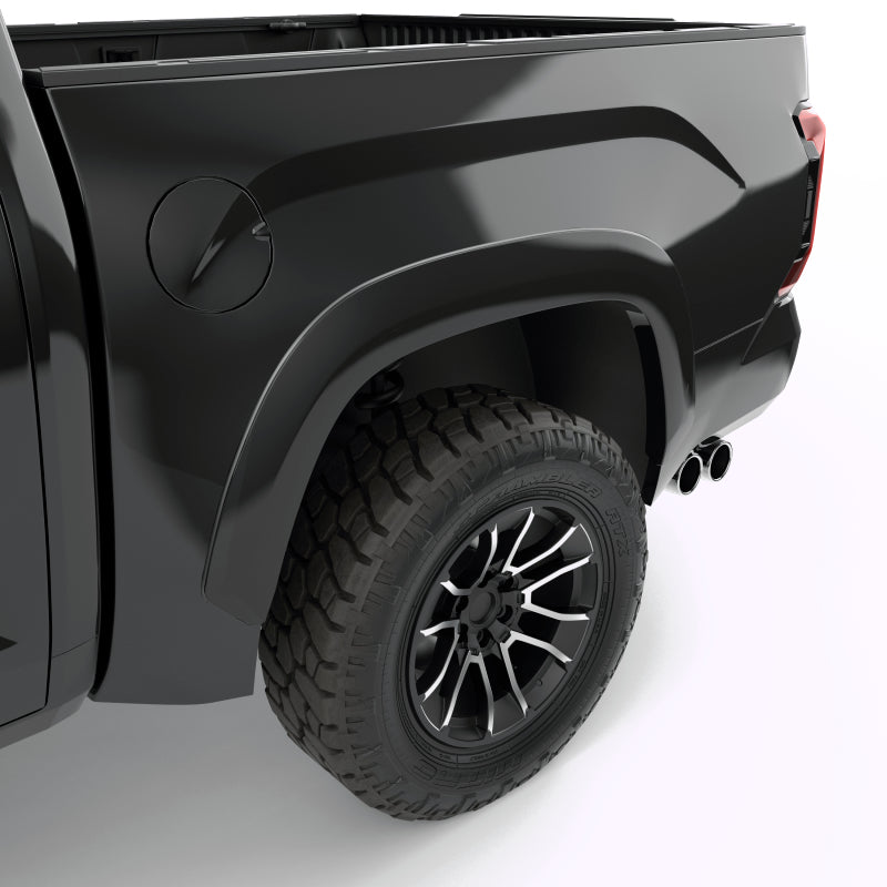 EGR 22-24 Toyota Tundra 66.7in Bed Summit Fender Flares (Set of 4) - Painted to Code Black