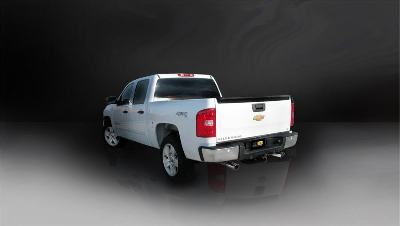 Corsa/dB 10-13 Chevrolet Silverado Ext. Cab/Std. Bed 1500 4.8L V8 Polished Sport Cat-Back Exhaust - eliteracefab.com