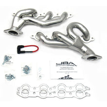 Load image into Gallery viewer, JBA 10-15 Camaro 6.2L LS 1-3/4in Primary Silver Ctd Cat4Ward Header - eliteracefab.com