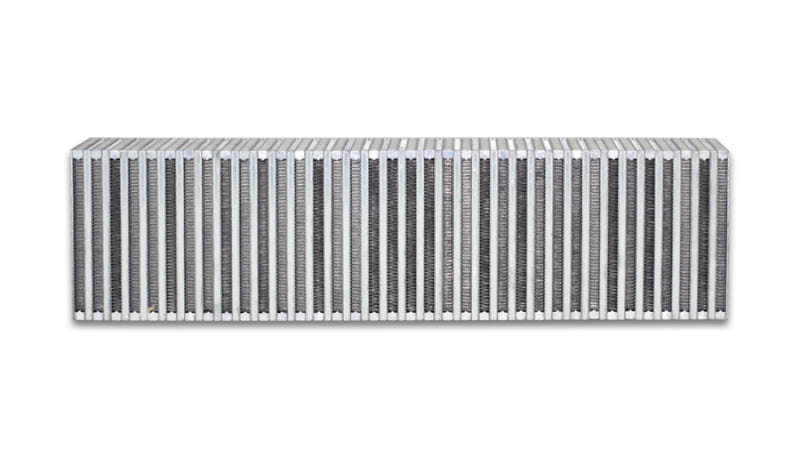 Vibrant Vertical Flow Intercooler Core 24in. W x 6in. H x 3.5in. Thick - eliteracefab.com