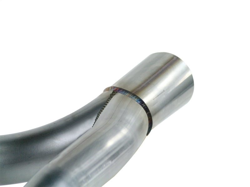 aFe Twisted Steel Delete Down-Pipe and Y-Pipe 2 to 2-1/2in Alum Steel Exhaust 12-16 Jeep Wrangler aFe