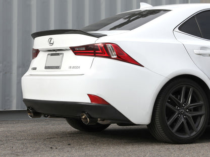 aFe POWER Takeda 16-17 Lexus IS200t L4-2.0L (t) 2.5in-3in 304 SS CB Exhaust - Carbon Fiber aFe