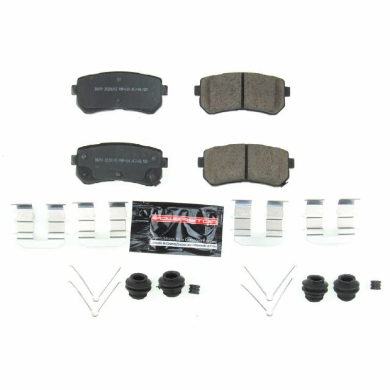 Power Stop 18-19 Hyundai Kona Rear Z23 Evolution Sport Brake Pads w/Hardware - eliteracefab.com