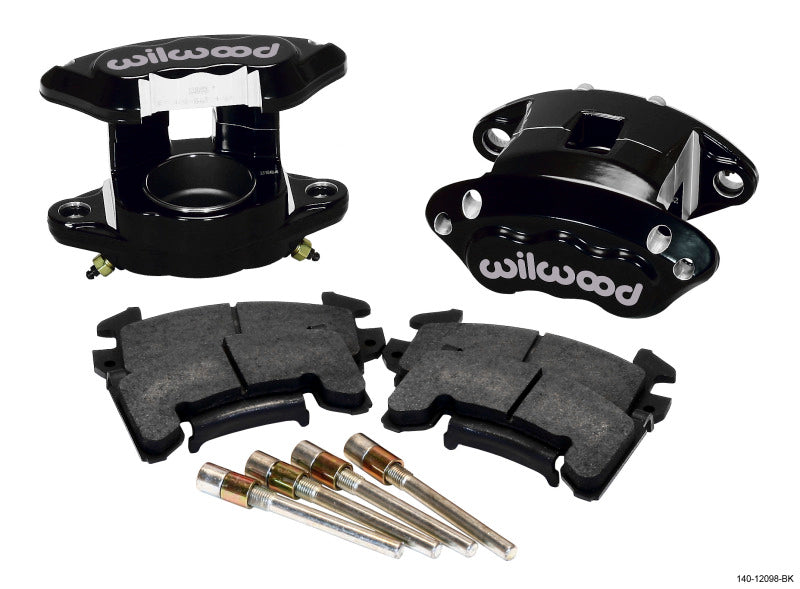 Wilwood D154 Front Caliper Kit - Black 2.50in Piston 0.81in Rotor Wilwood