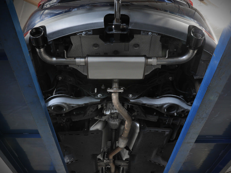 aFe Takeda 17-21 Mazda CX-5 2.5L (t) 2.5in. SS Axle-Back Exhaust System w/Polished Tips aFe