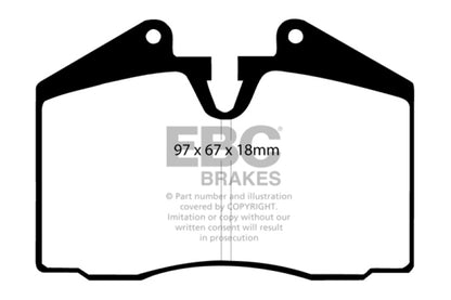 EBC BlueStuff Front Brake Pads - DP5612NDX EBC