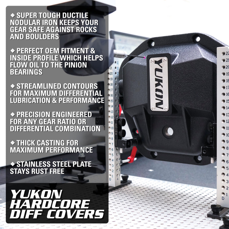 Yukon Gear Hardcore Diff Cover for 11.5in & 11.8in GM Dodge Ram Yukon Gear & Axle