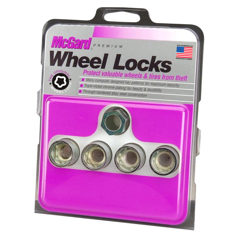 McGard Wheel Lock Nut Set - 4pk. (Under Hub Cap / Cone Seat) 9/16-18 / 7/8 Hex / 1.015in. L - eliteracefab.com