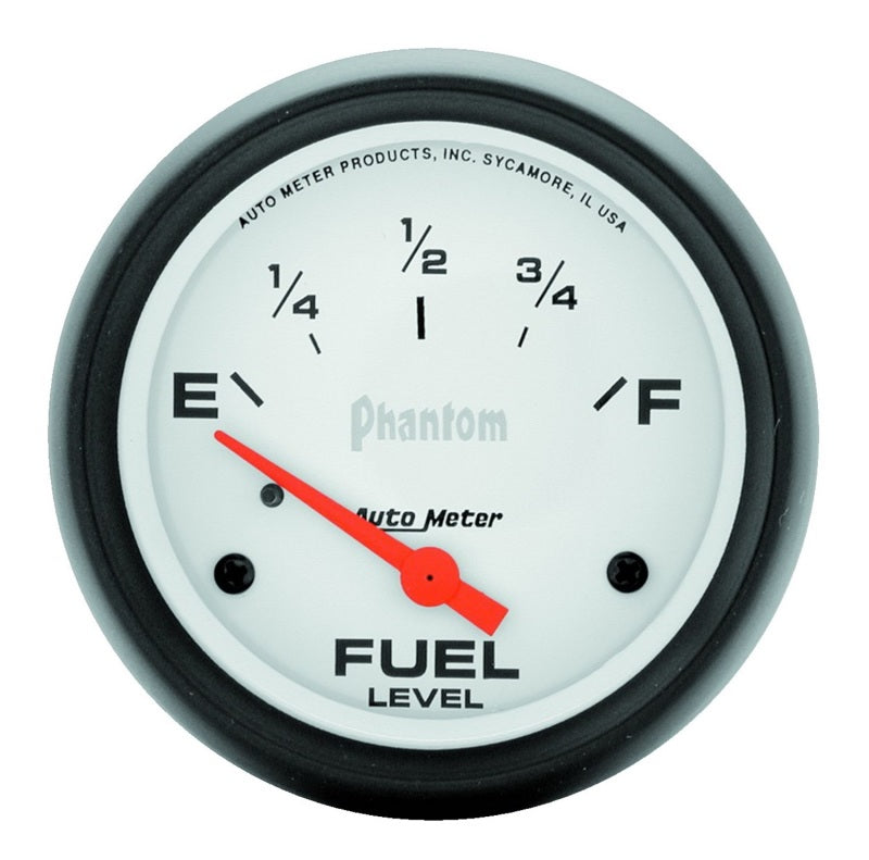 AutoMeter Gauge Fuel Level 2-5/8in. 240 Ohm(e) to 33 Ohm(f) Elec Phantom 5816