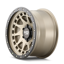 Load image into Gallery viewer, Dirty Life 9311 Enigma Pro 17x9/5x139.7 BP/-38mm Offset/108.1mm Hub Satin Gold Wheel - Beadlock