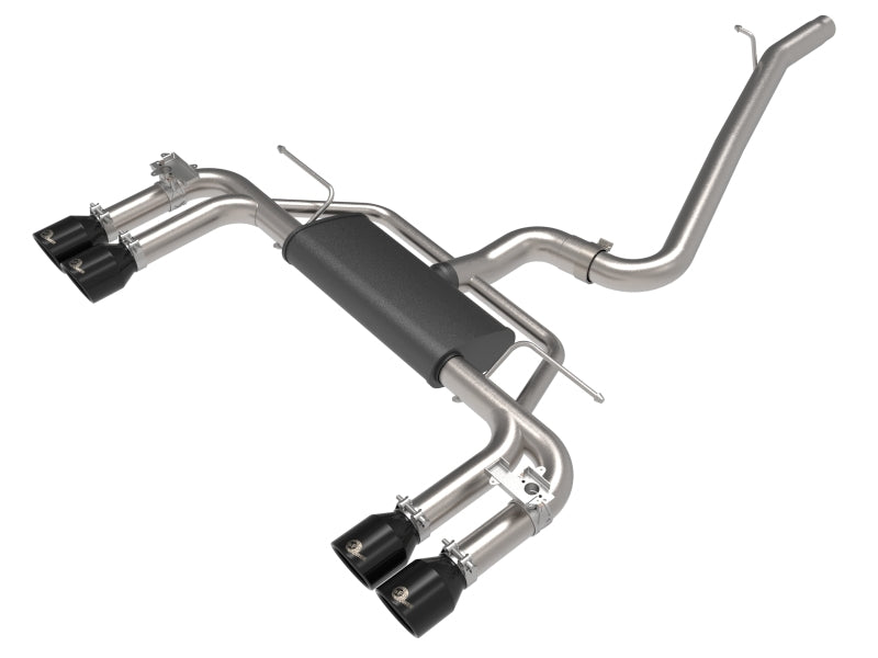 aFe MACHForce XP 3in-2.5in 304SS Exhaust Cat-Back 15-20 Audi S3 L4-2.0L (t) - Black Tips aFe