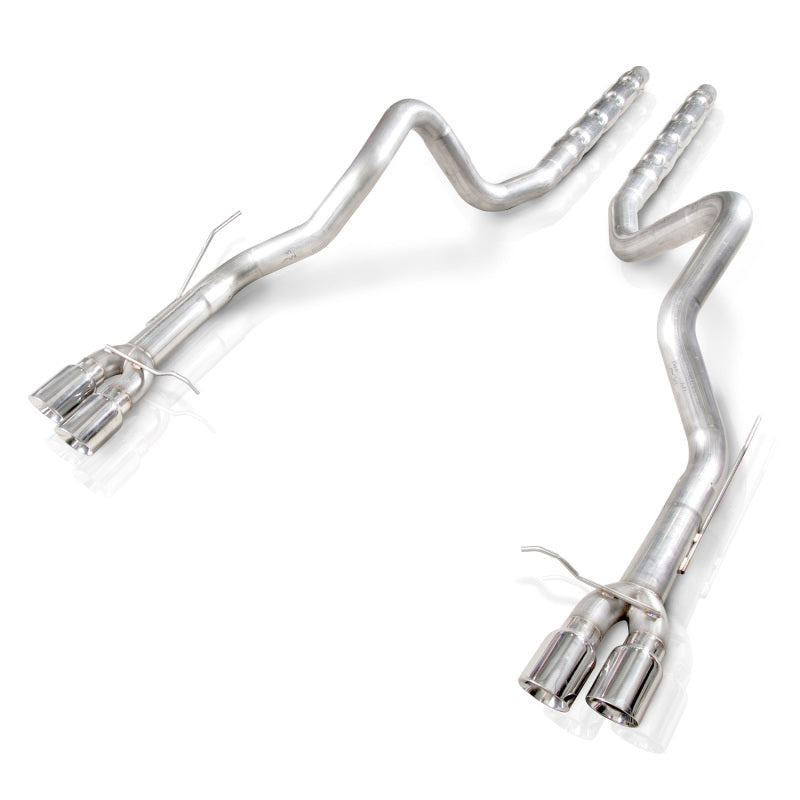 Stainless Works 2013-14 Ford Shelby GT500 3in Catback Retro Chambered Mufflers Resonator Delete Stainless Works