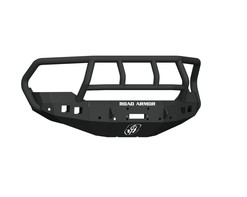 Road Armor 13-18 Ram 1500 Stealth Front Winch Bumper w/Titan II Guard - Tex Blk Road Armor