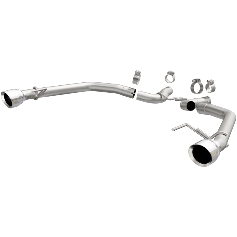 MagnaFlow 2015-2017 Ford Mustang V6 3.7L Race Series Axle Back w/ Dual Polished Tips - eliteracefab.com