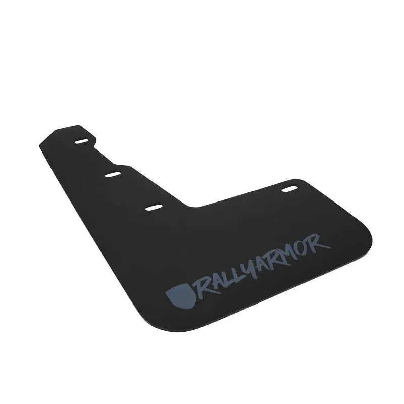 Rally Armor UR Mudflaps Black Urethane w/ New Era Grey Logo 2015-2021 WRX / 2015-2021 STI - eliteracefab.com