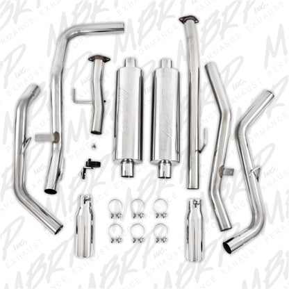 MBRP 2009-2010 Toyota Tundra 5.7L EC-Std. & SB/CC-SB Cat Back Dual Split Side - eliteracefab.com