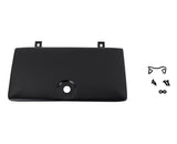 Kentrol 72-86 Jeep CJ Glove Box Door Use with OE Key Lock - Powdercoat Black