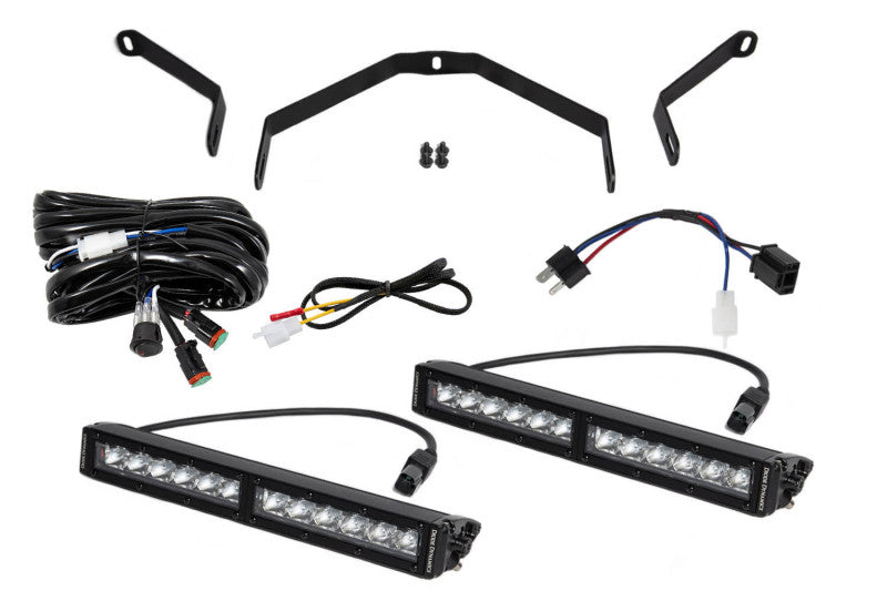 Diode Dynamics 14-21 Toyota Tundra SS12 Driving Light Kit - White Wide