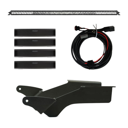 Rigid Industries 2021 Ford Bronco Roof Rack Light Kit (Incl. SR spot/flood Combo Bar) - eliteracefab.com