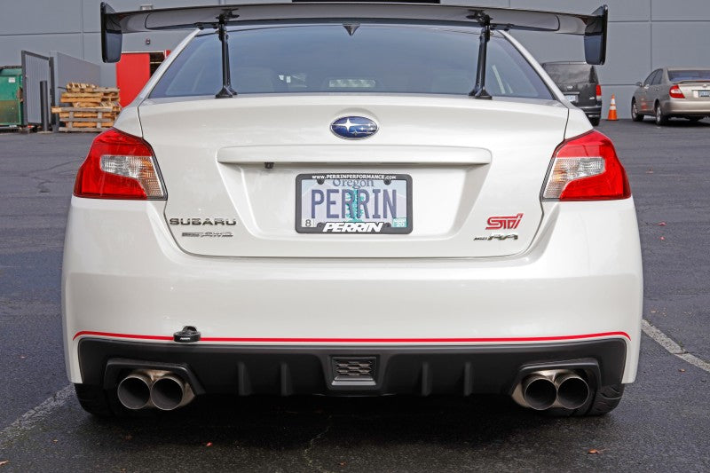 Perrin 15-19 Subaru WRX/STI Tow Hook Kit (Rear) - Black - eliteracefab.com