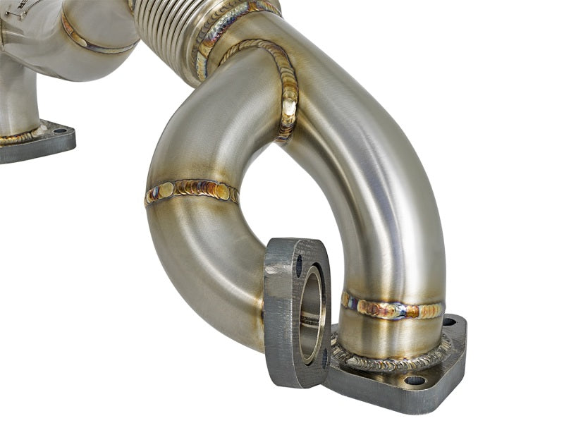 aFe Twisted Steel Power Package Up-Pipes / Manifold 08-10 Ford Diesel Trucks V8 6.4L (td) aFe