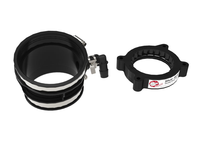 aFe 2020 Vette C8 Silver Bullet Aluminum Throttle Body Spacer / Works With aFe Intake Only - Black - eliteracefab.com