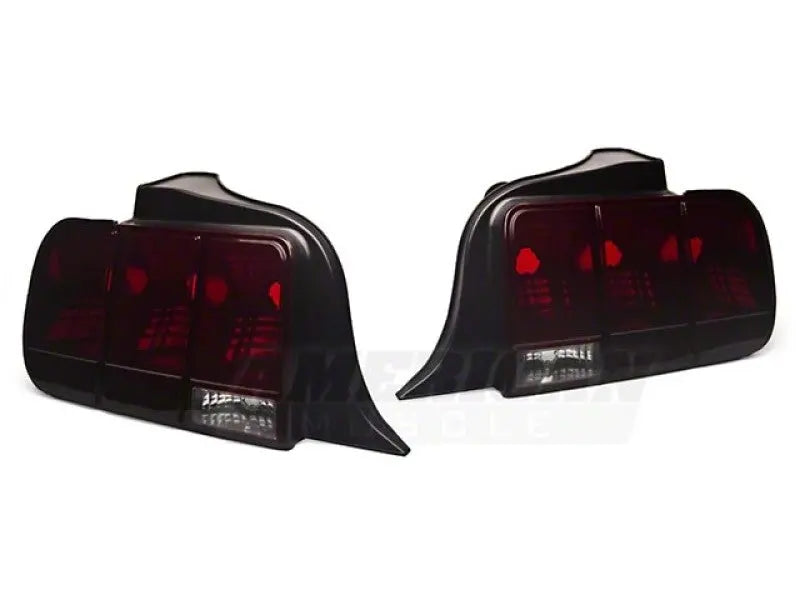 Raxiom Tail Lights; Black Housing Smoked Lens Raxiom
