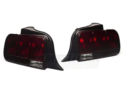 Raxiom Tail Lights; Black Housing Smoked Lens Raxiom