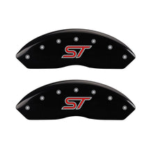 Load image into Gallery viewer, MGP 4 Caliper Covers Engraved Front &amp; Rear ST Black finish silver ch MGP