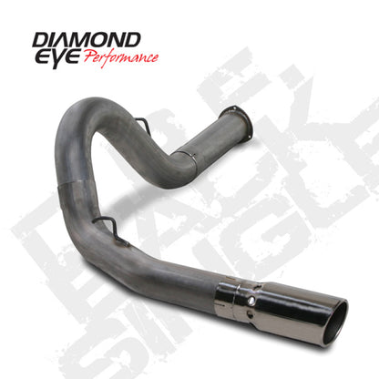 Diamond Eye KIT 5in DPF-BACK SGL SS 07.5-08 CHEVY 6 6L 2500/3500 PCKGD BX46X14X14OD EL-PL Diamond Eye Performance