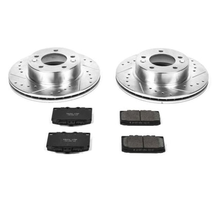 Power Stop 86-91 Mazda RX-7 Front Z23 Evolution Sport Brake Kit - eliteracefab.com