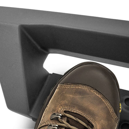 Westin/HDX 09-18 Dodge/Ram 1500 Quad Cab Drop Nerf Step Bars - Textured Black - eliteracefab.com