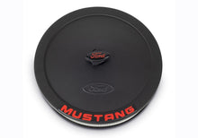 Load image into Gallery viewer, Ford Racing Air Cleaner Kit - Black Crinkle Finish w/ Red Mustang Emblem